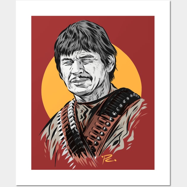 Charles Bronson - An illustration by Paul Cemmick Wall Art by PLAYDIGITAL2020